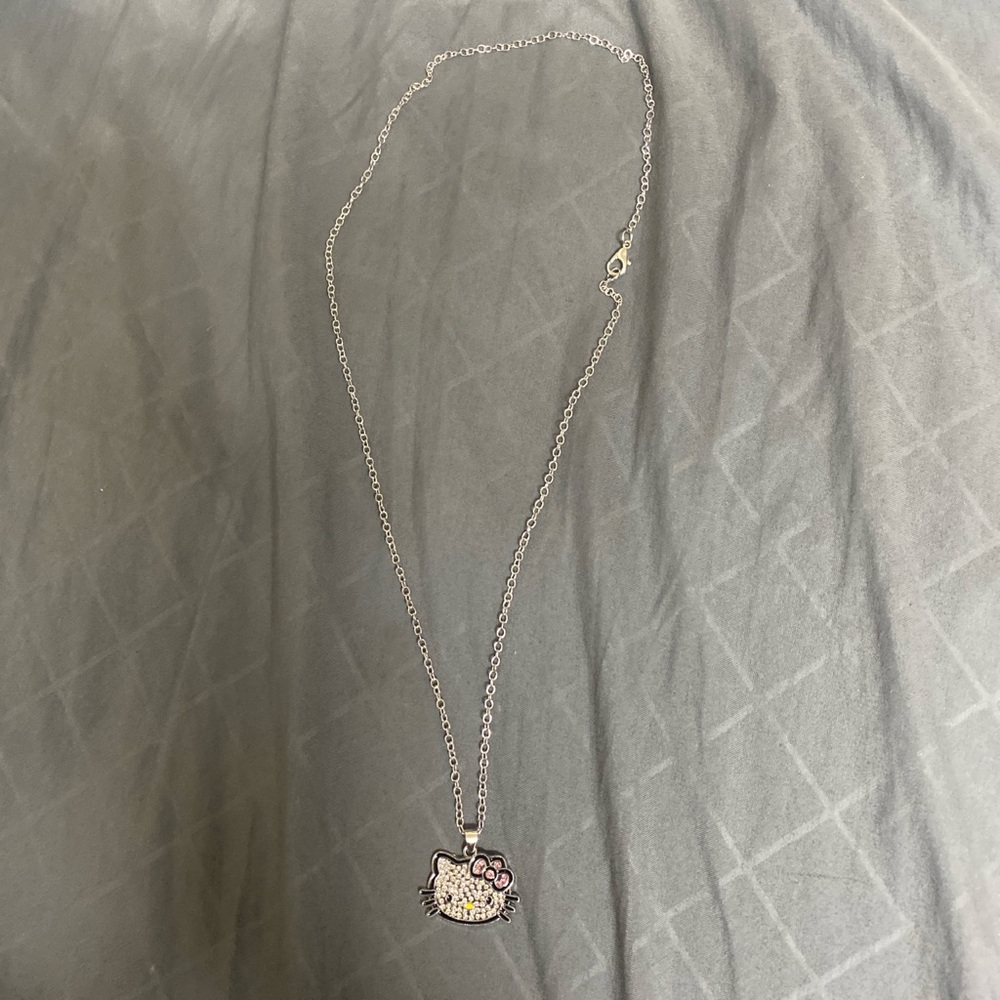 Hello kitty rhinestone necklace brand new